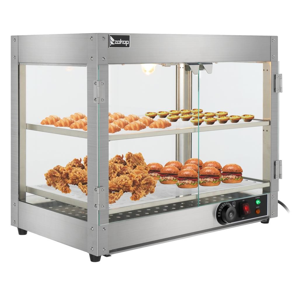 Food Warmer Display - Двухуровневая электрическая витрина для подогрева пищи