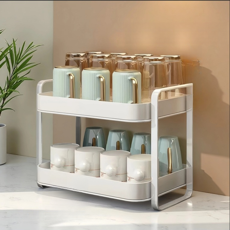 Commercial Kitchen Shelving - Двухуровневая подставка-органайзер для чашек и кружек
