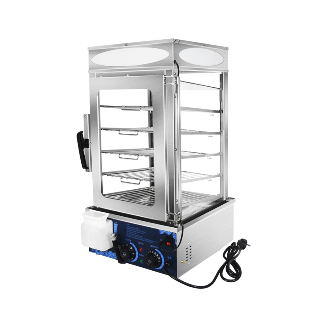 Food Warmer Display - Электрическая коммерческая пароварка-витрина из нержавеющей стали