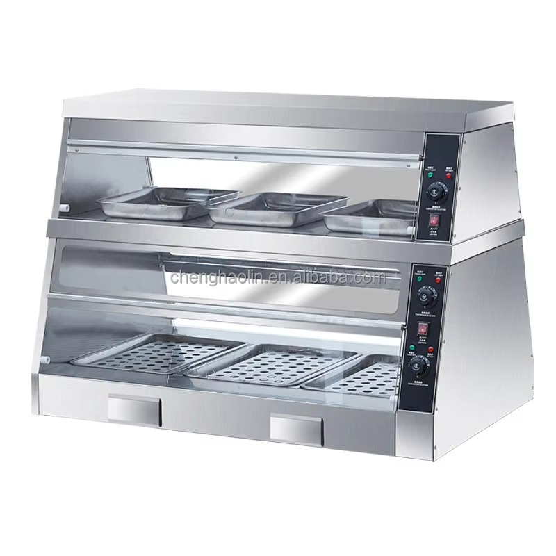 Commercial Kitchen Accessories - Электрический коммерческий настольный термоизолированный шкаф-витрина для