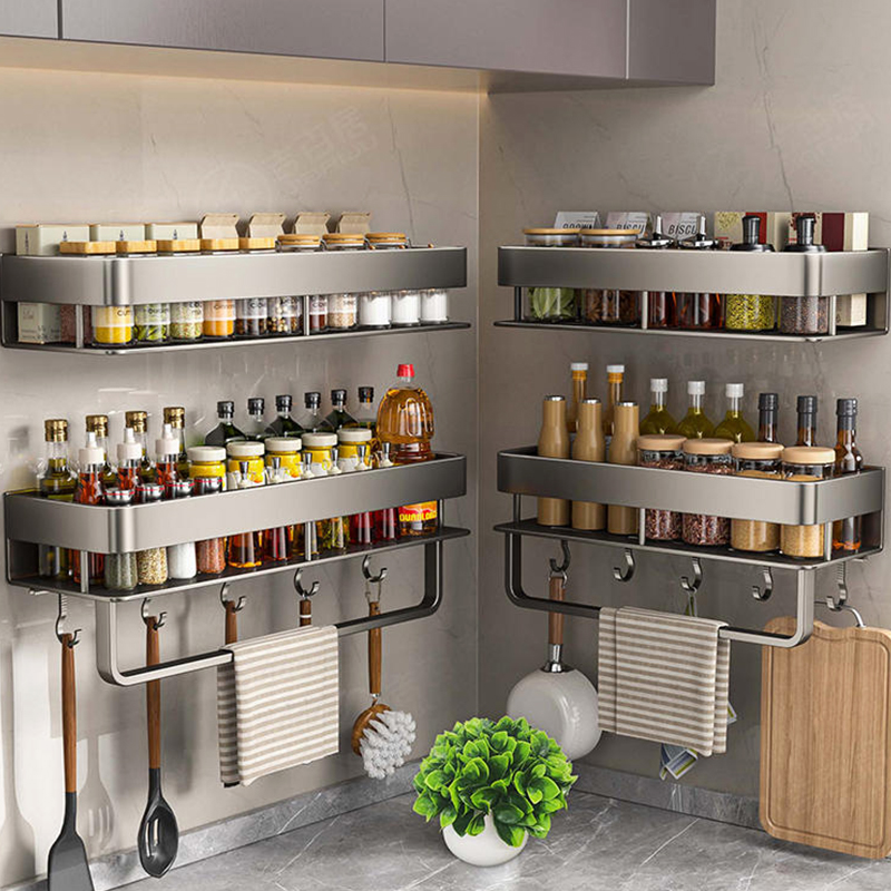 Commercial Kitchen Shelving - Алюминиевая кухонная полка-органайзер для ванной комнаты,