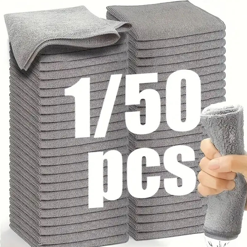 Commercial Kitchen Towels - 1/50 шт., чистящая ткань из микрофибры,