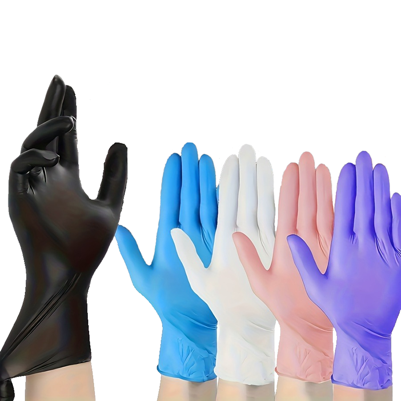 Commercial Kitchen Gloves - 100 шт. одноразовые нитриловые водонепроницаемые перчатки