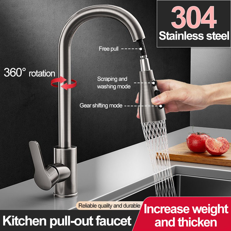 Выдвижной кухонный смеситель и – обзор и цена Commercial Kitchen Faucet