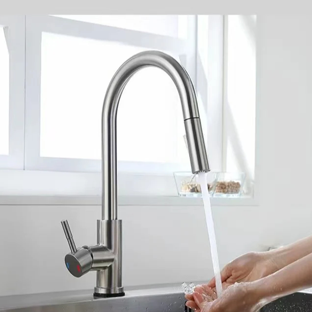 Смеситель для кухни, выдвижной – обзор и цена Commercial Kitchen Faucet