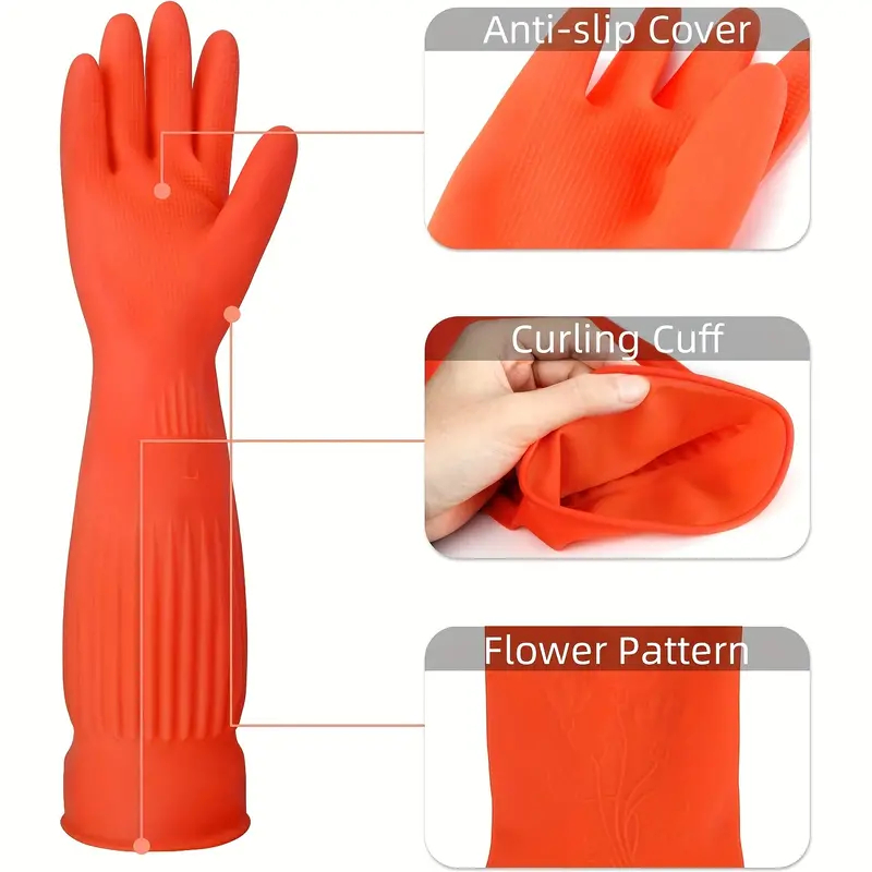Пара удлиненных силиконовых пе – обзор и цена Commercial Kitchen Gloves