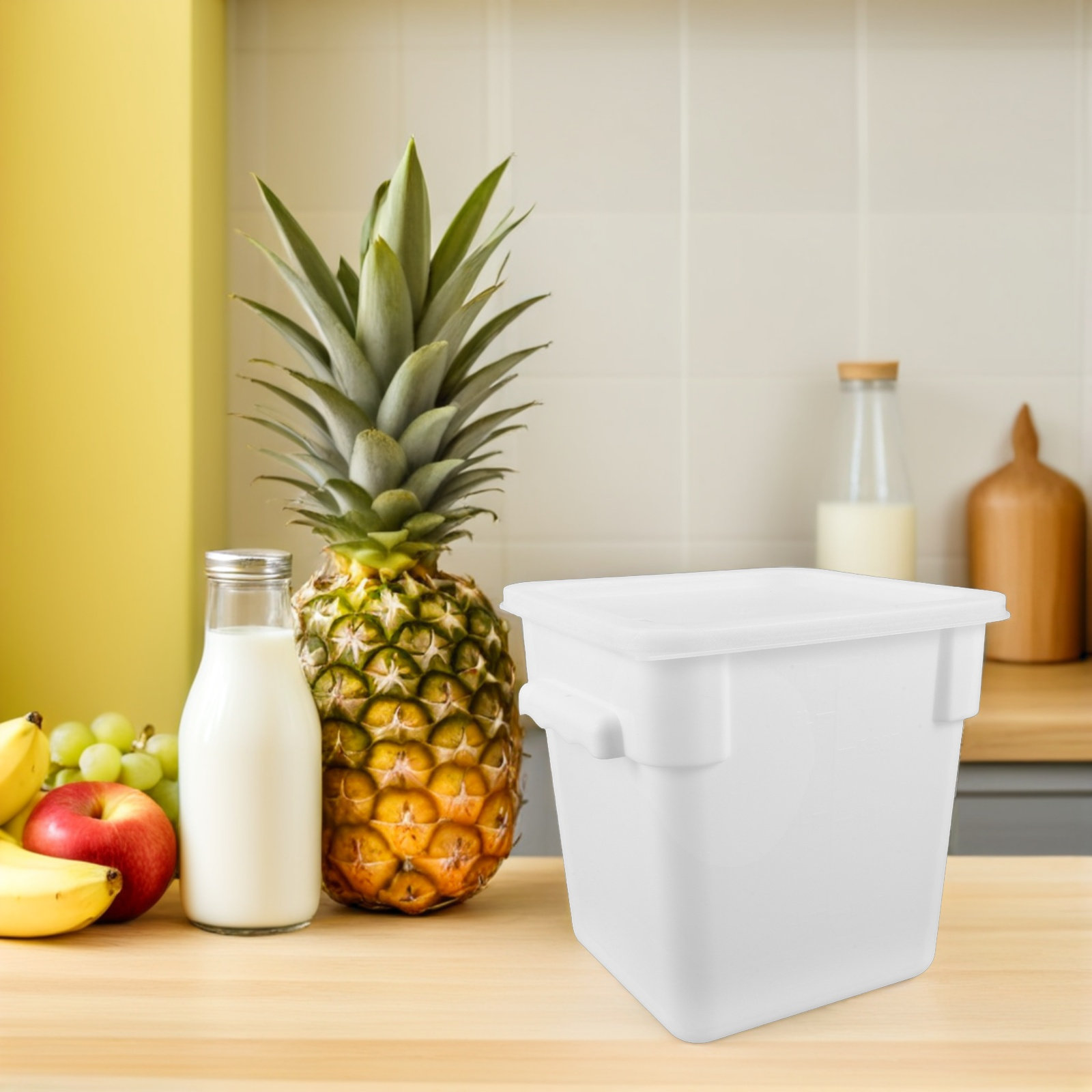 Квадратный пластиковый контейн – обзор и цена Commercial Kitchen Bin