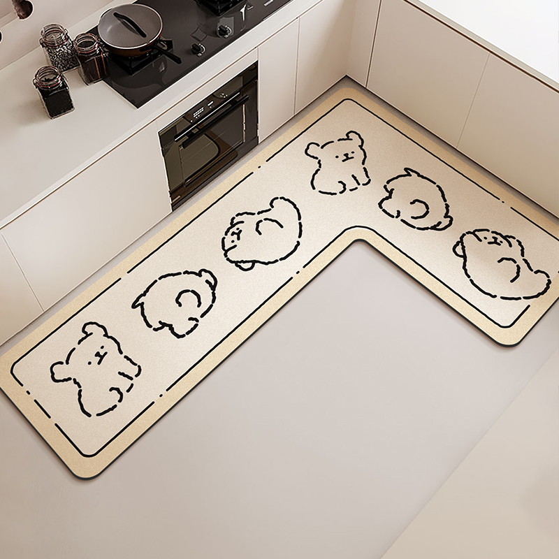 L-образный кухонный напольный  – обзор и цена Commercial Kitchen Vinyl Flooring