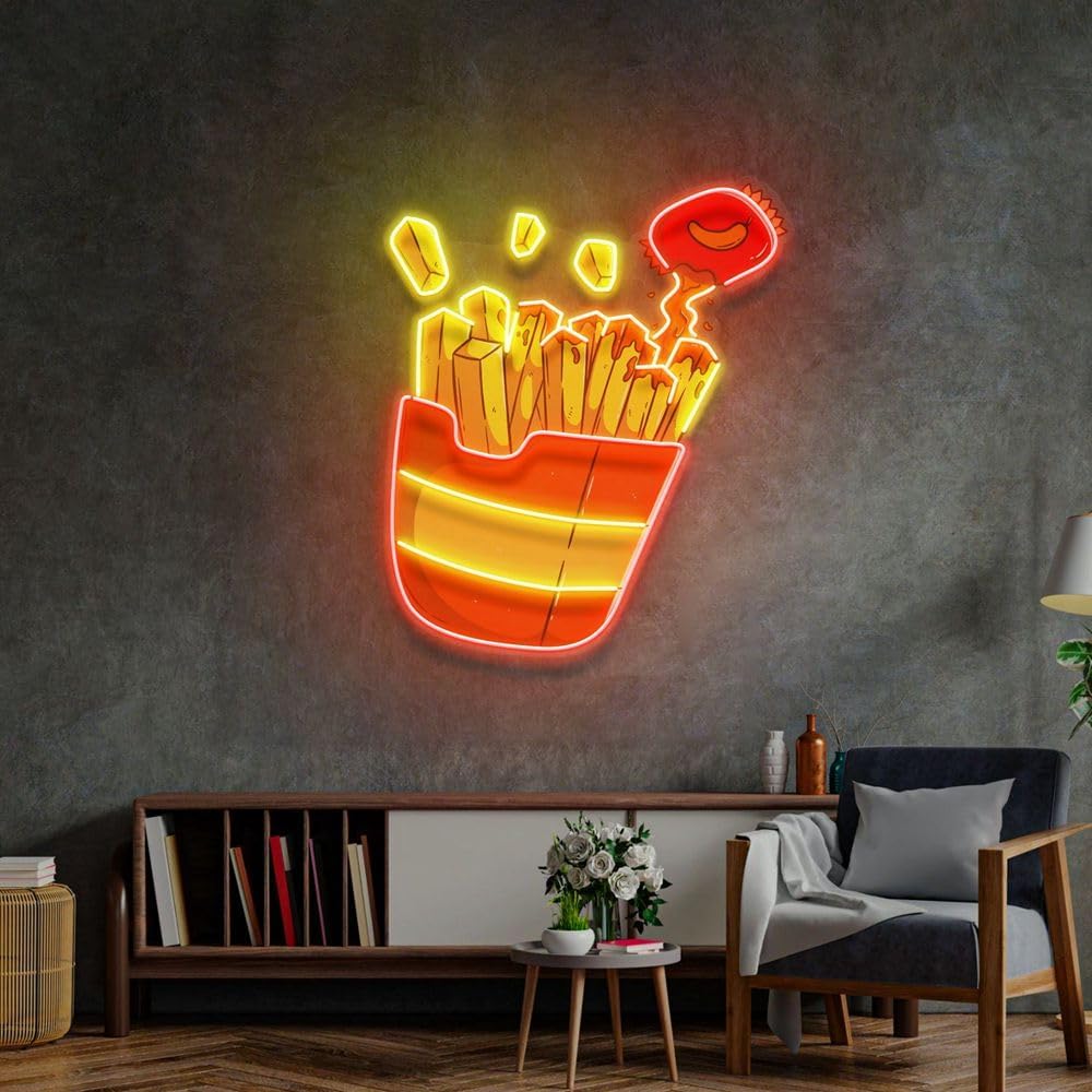 Неоновая вывеска в виде картоф – обзор и цена Commercial Kitchen Light