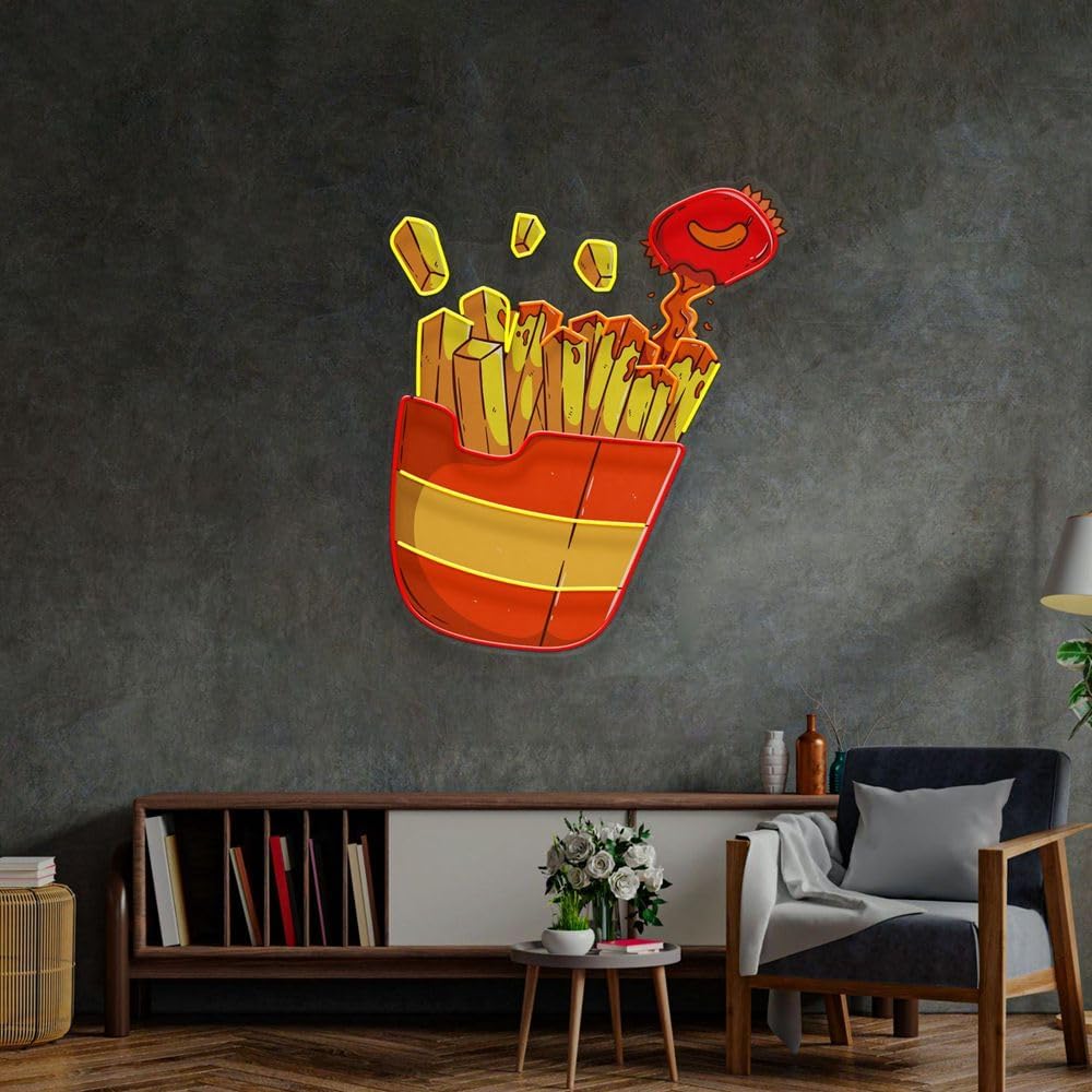 Неоновая вывеска в виде картоф – обзор и цена Commercial Kitchen Light