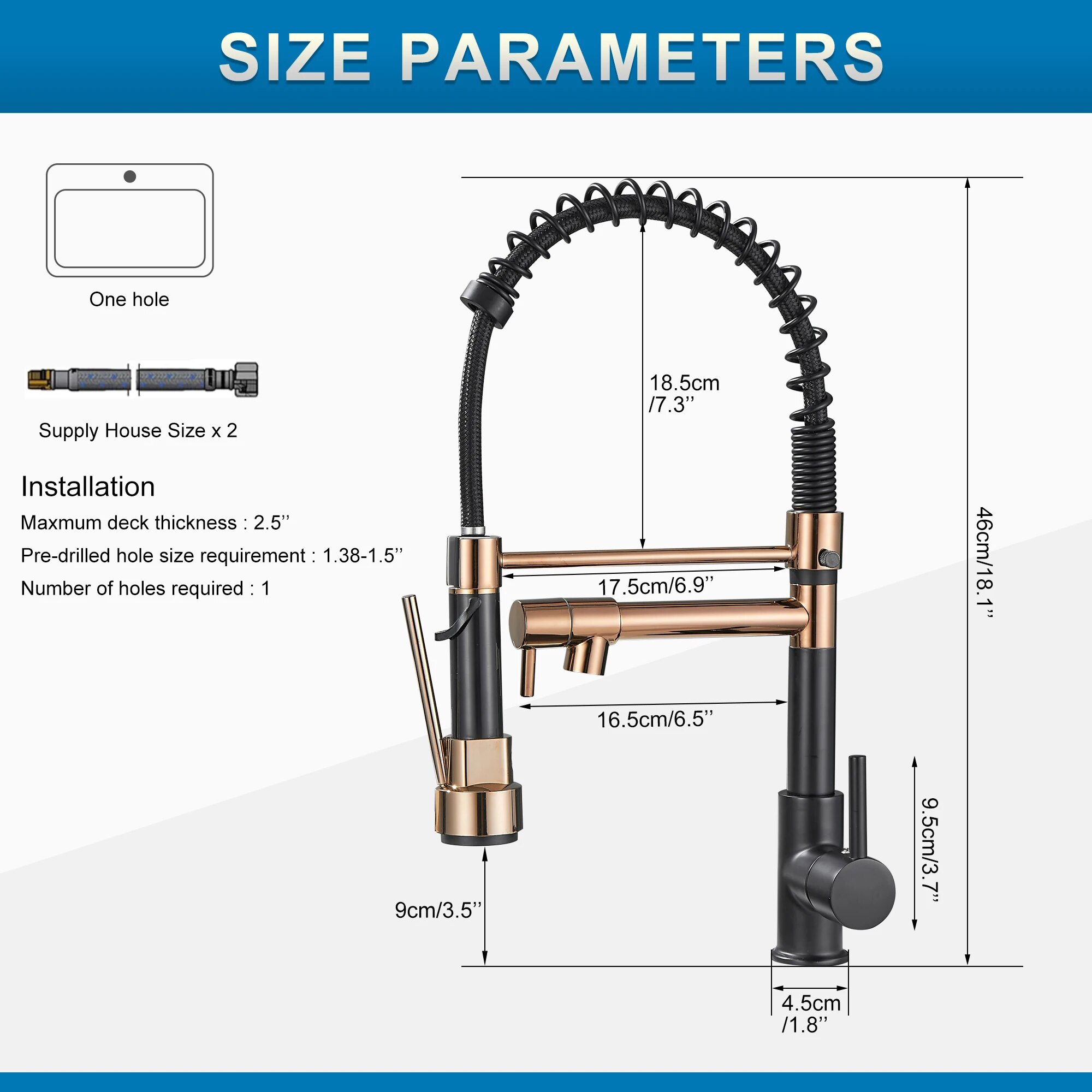 Смеситель для кухни с выдвижны – обзор и цена Commercial Kitchen Faucet