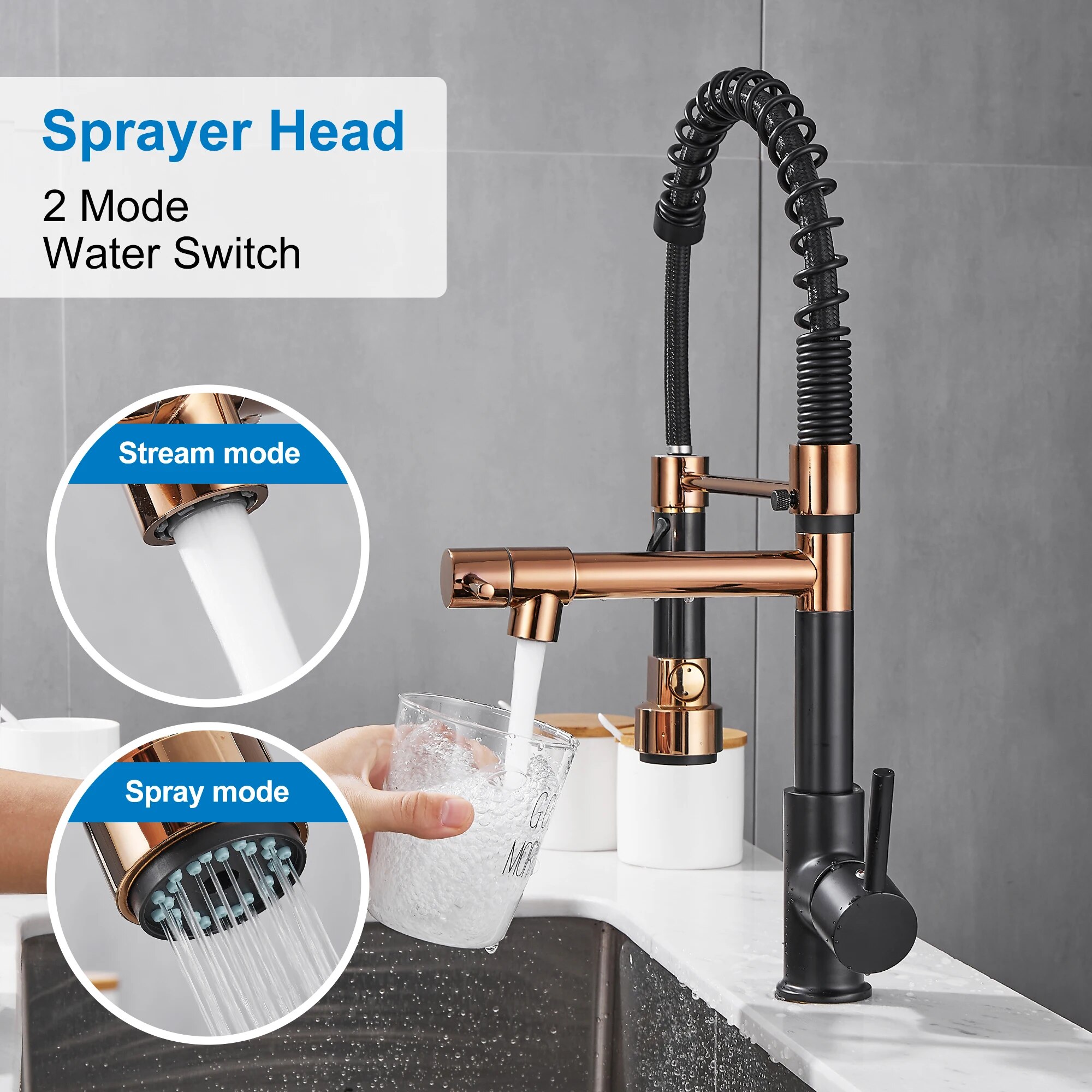 Смеситель для кухни с выдвижны – обзор и цена Commercial Kitchen Faucet