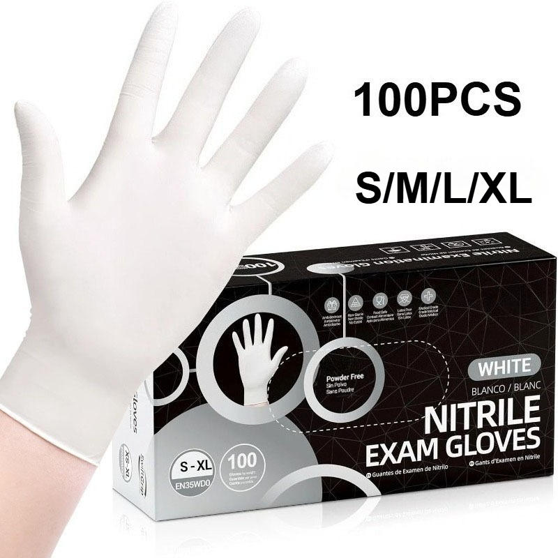 10-100 шт. белых одноразовых н – обзор и цена Commercial Kitchen Gloves