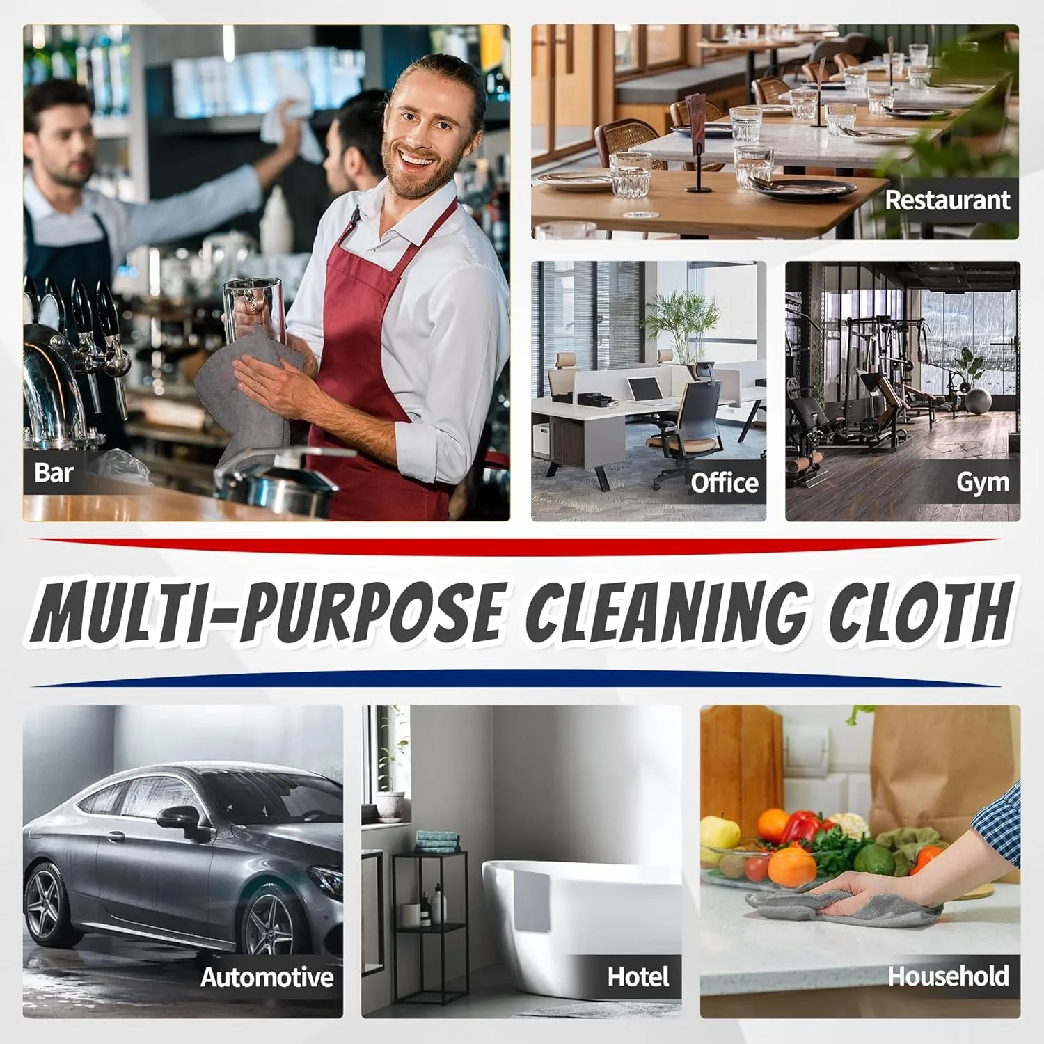 1/50 шт., чистящая ткань из ми – обзор и цена Commercial Kitchen Towels