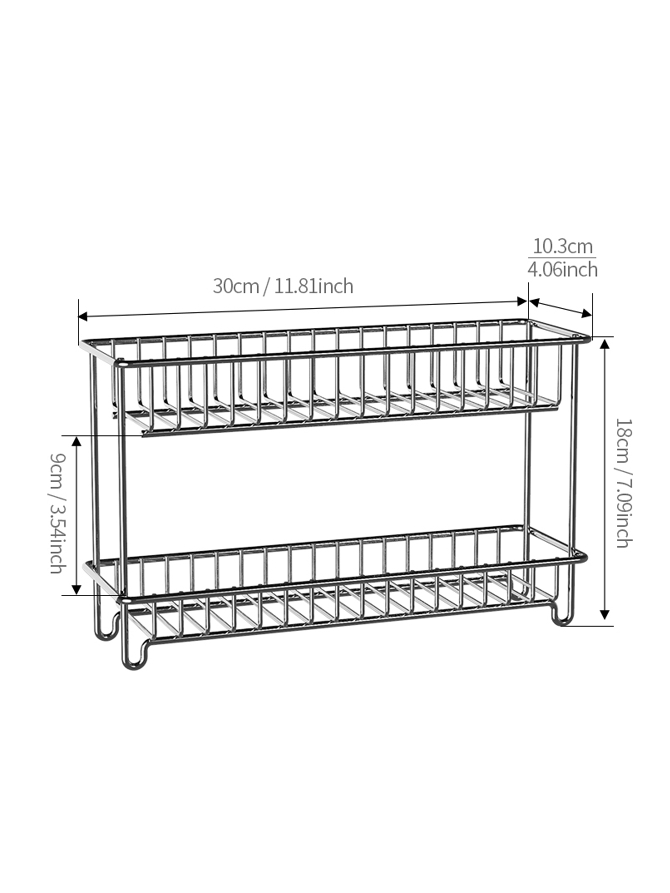 1 шт. Двухуровневая полка-орга – обзор и цена Commercial Kitchen Shelving
