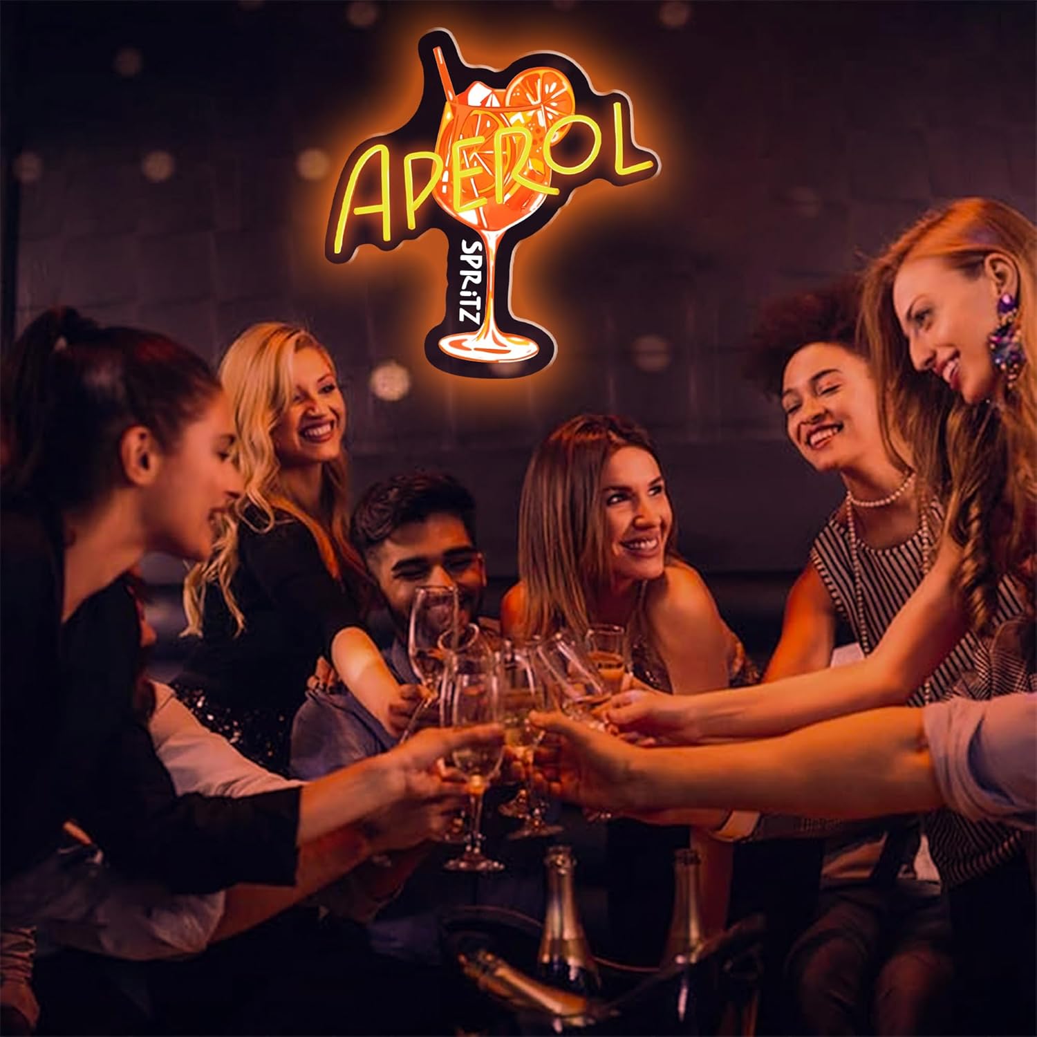 Aperol Spritz Неоновая вывеска – обзор и цена Commercial Kitchen Light